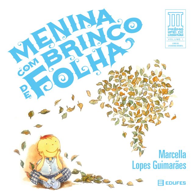Menina com brinco de folha